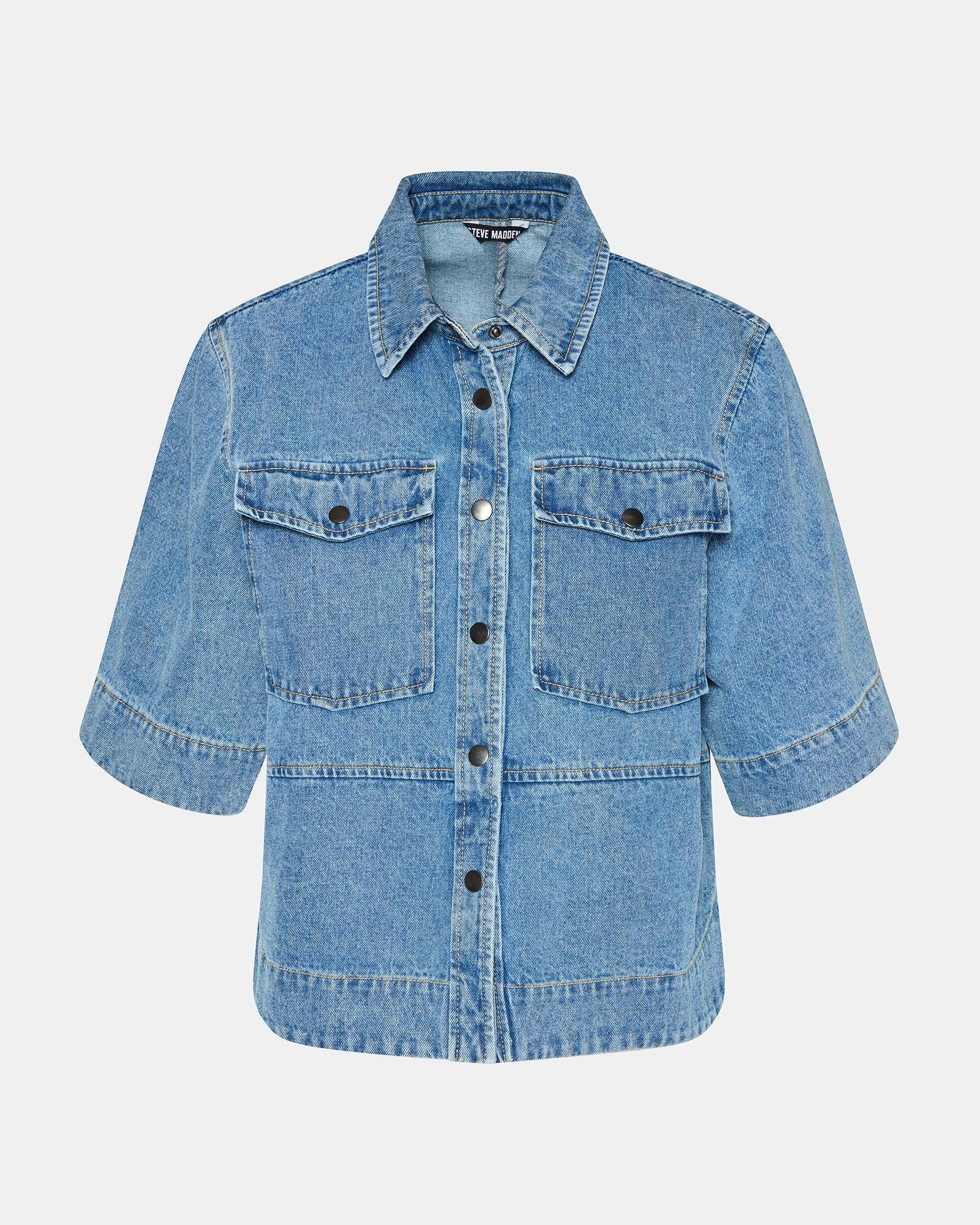 ELIANA DENIM TOP Female Product Image