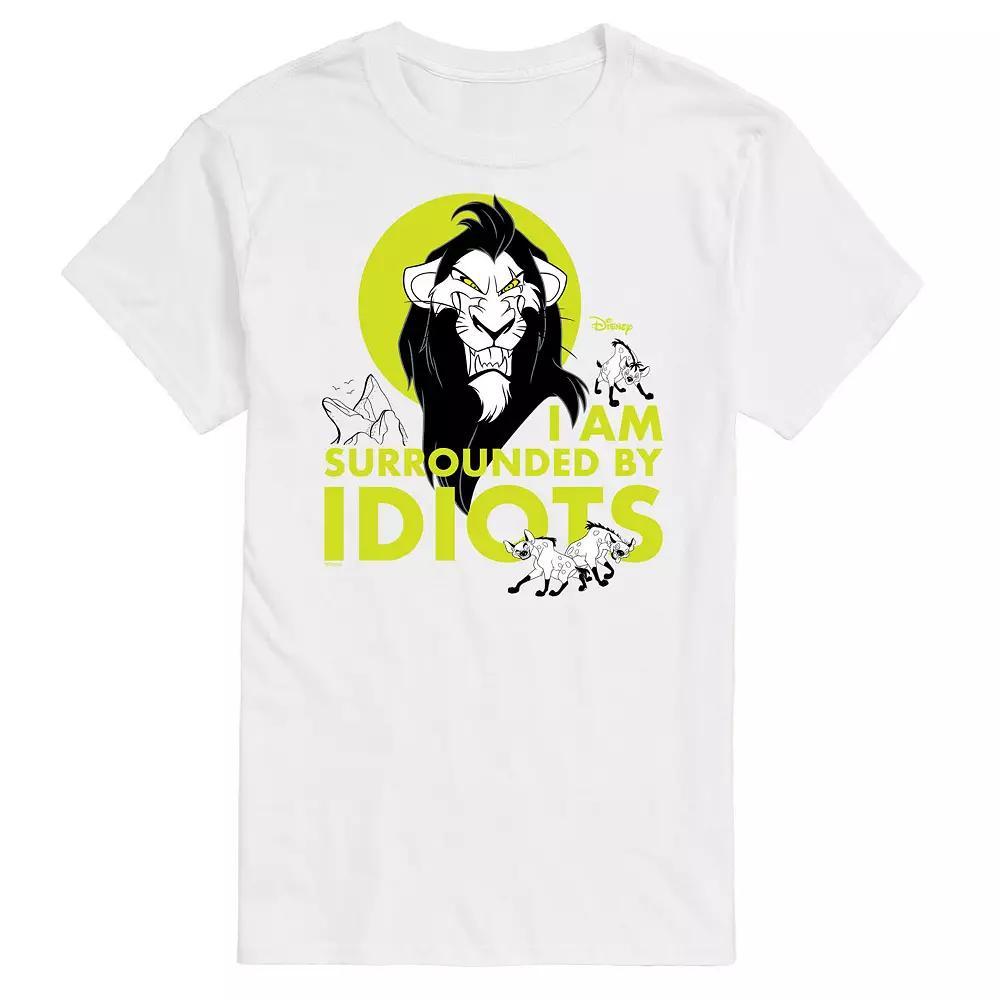 Disney Villains Lion King Mens I am Surrounded By Idiots Graphic Tee Product Image
