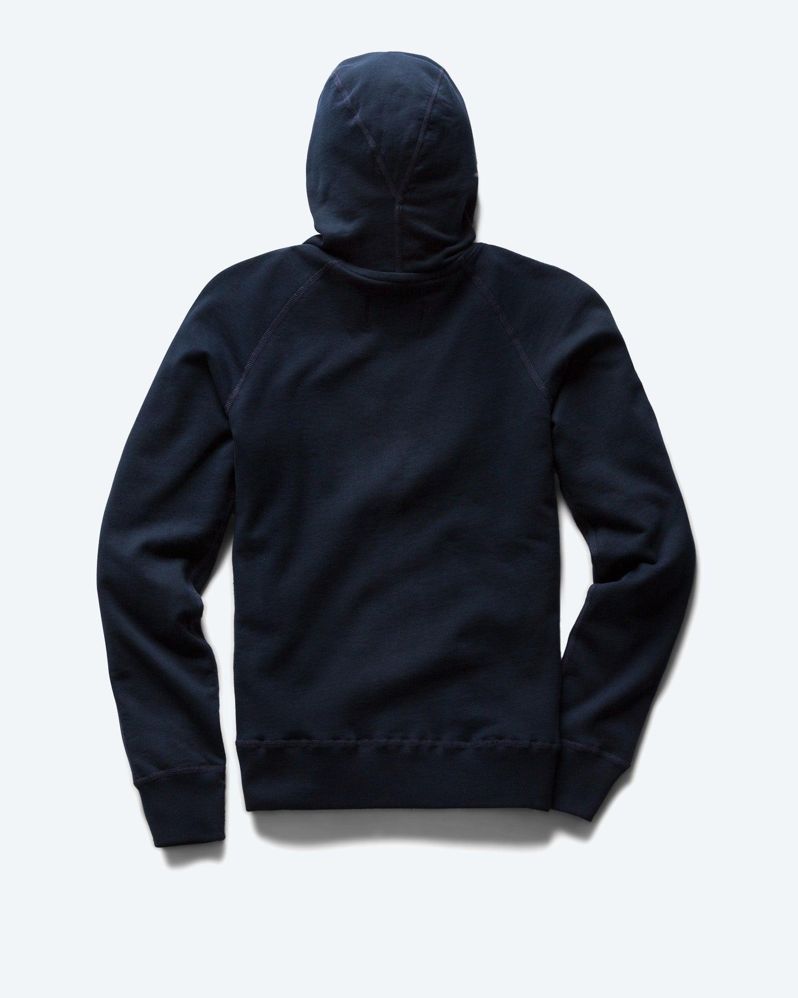 Lightweight Terry Slim Zip Hoodie Male Product Image