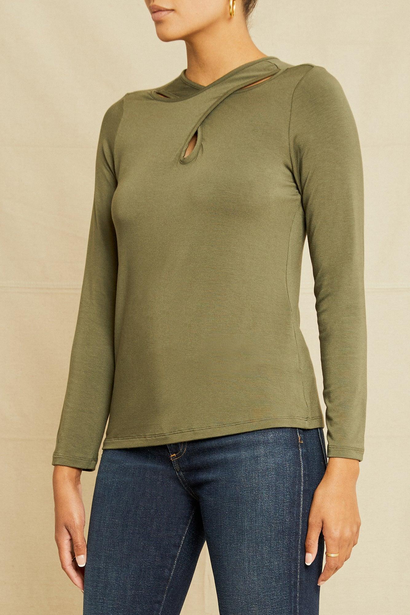 Petra Modal Top - Vine - ReAmour Product Image