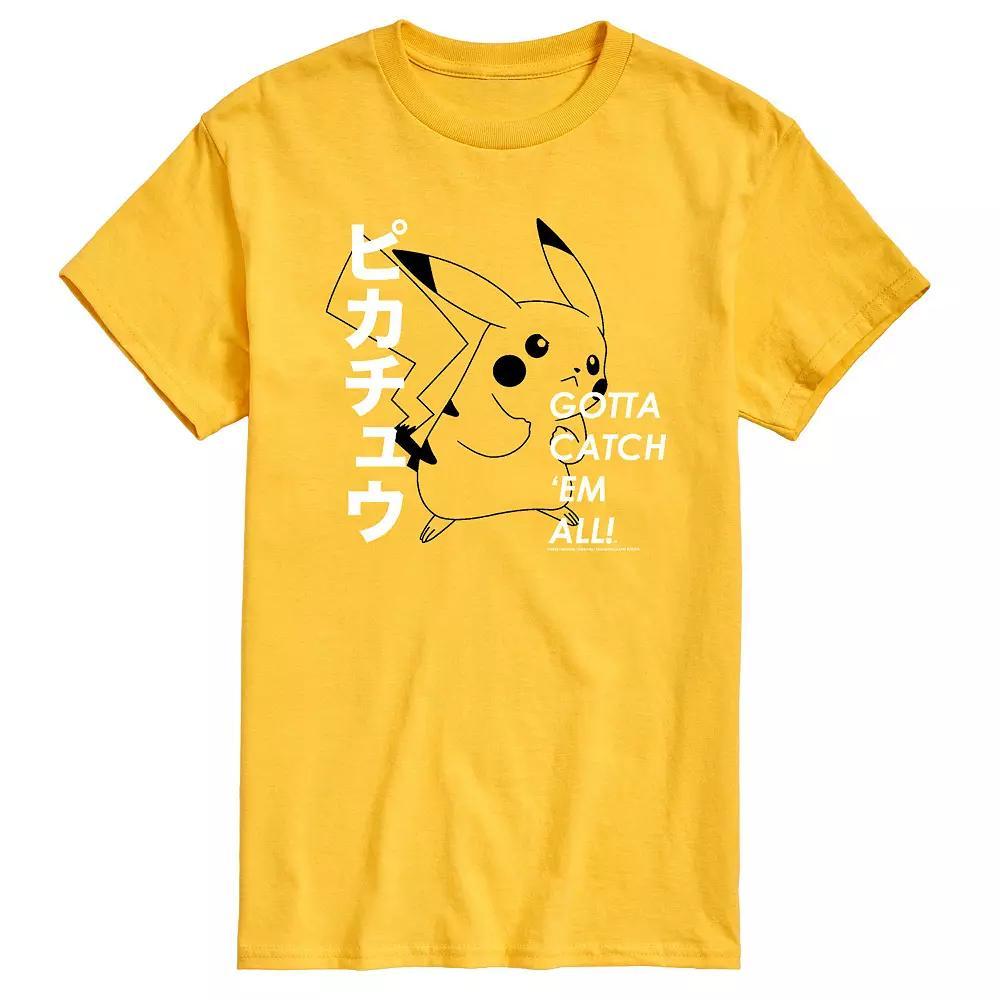 Mens Pokemon Pika Overlap Tee Product Image