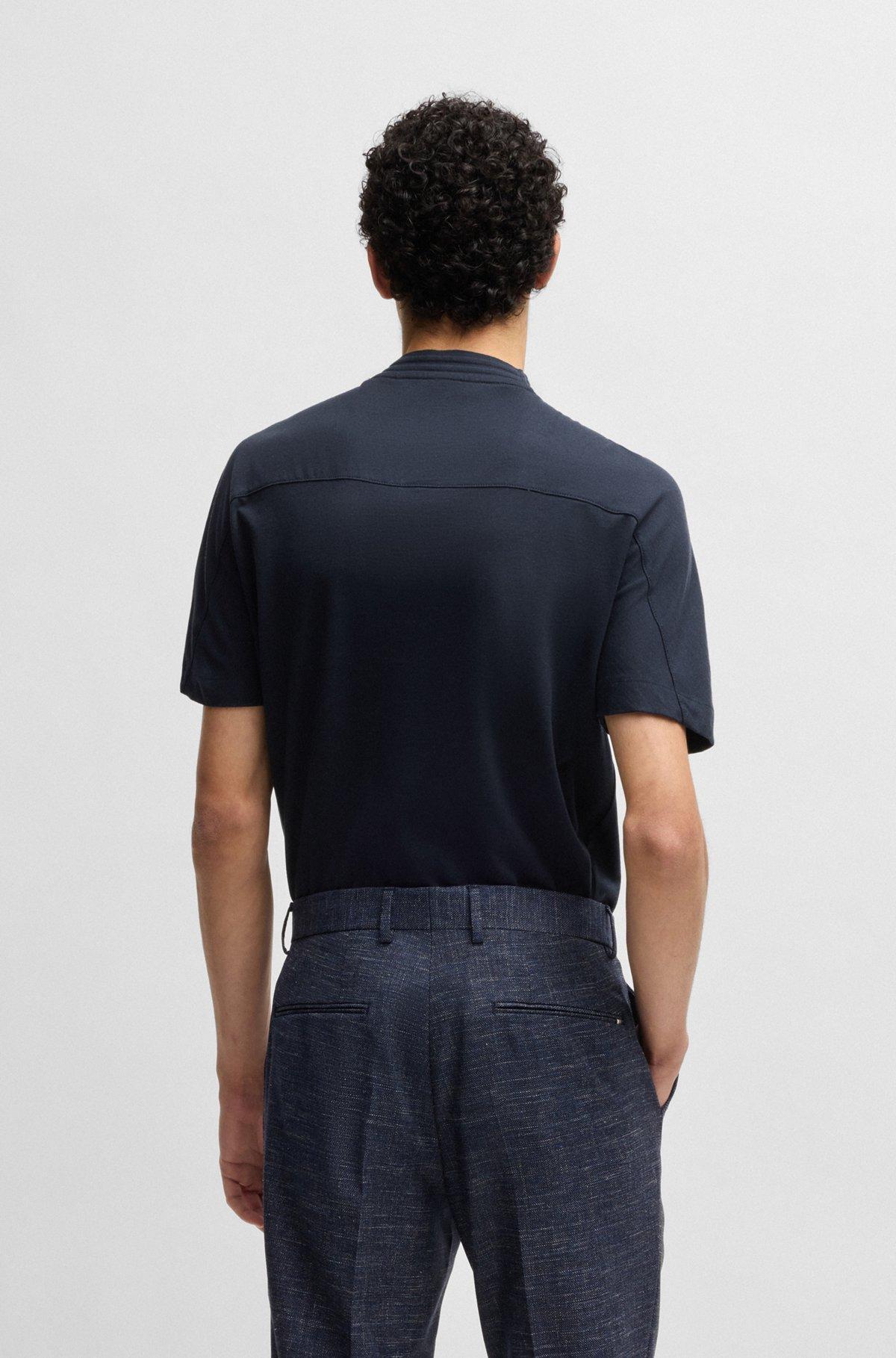 Regular-fit T-shirt in stretch flannel Product Image