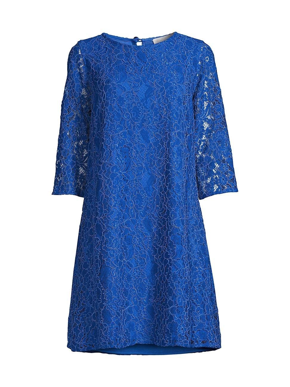 Caroline Rose Floral Lace Dress Product Image