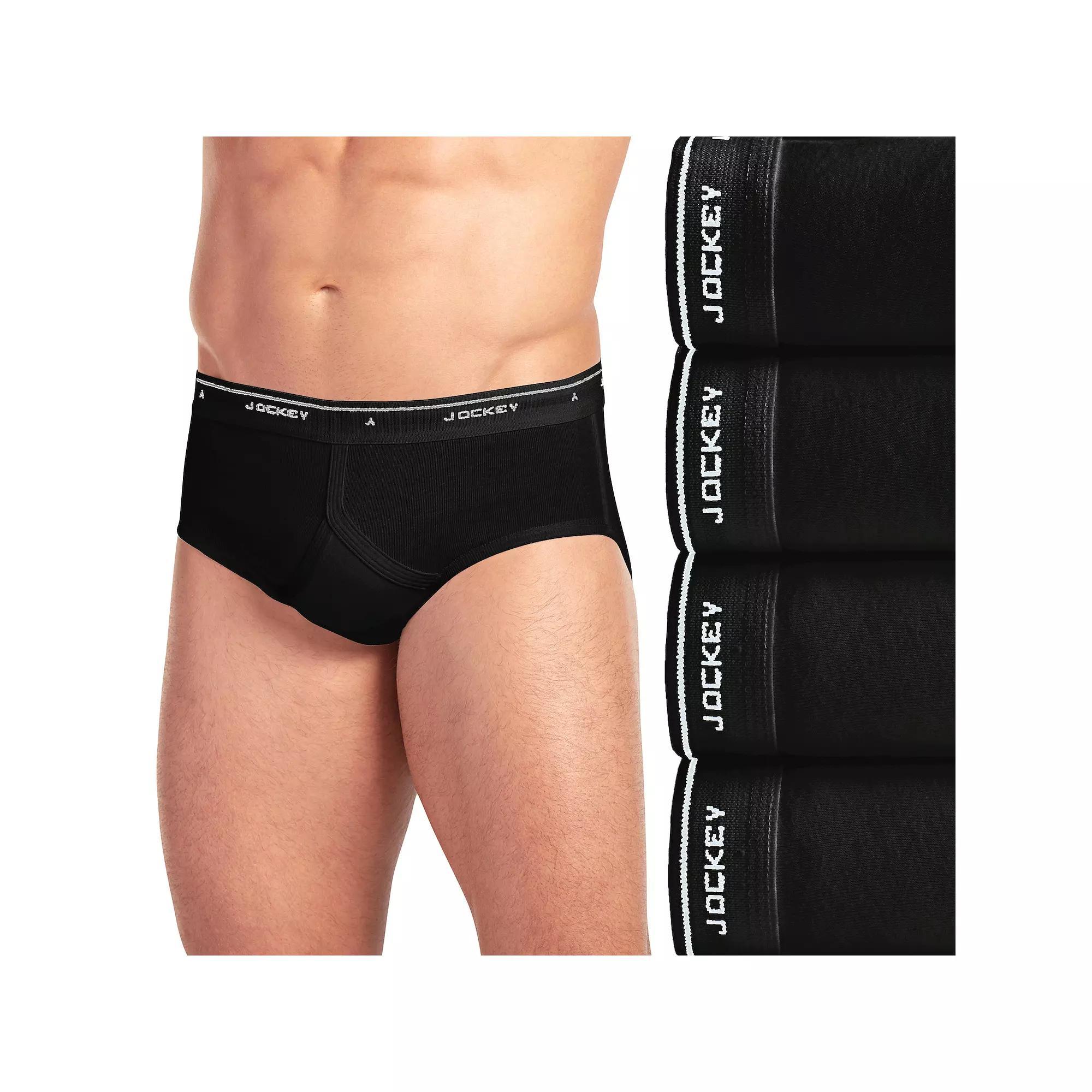 Mens Jockey 4-pack Classic Low-Rise Briefs Product Image