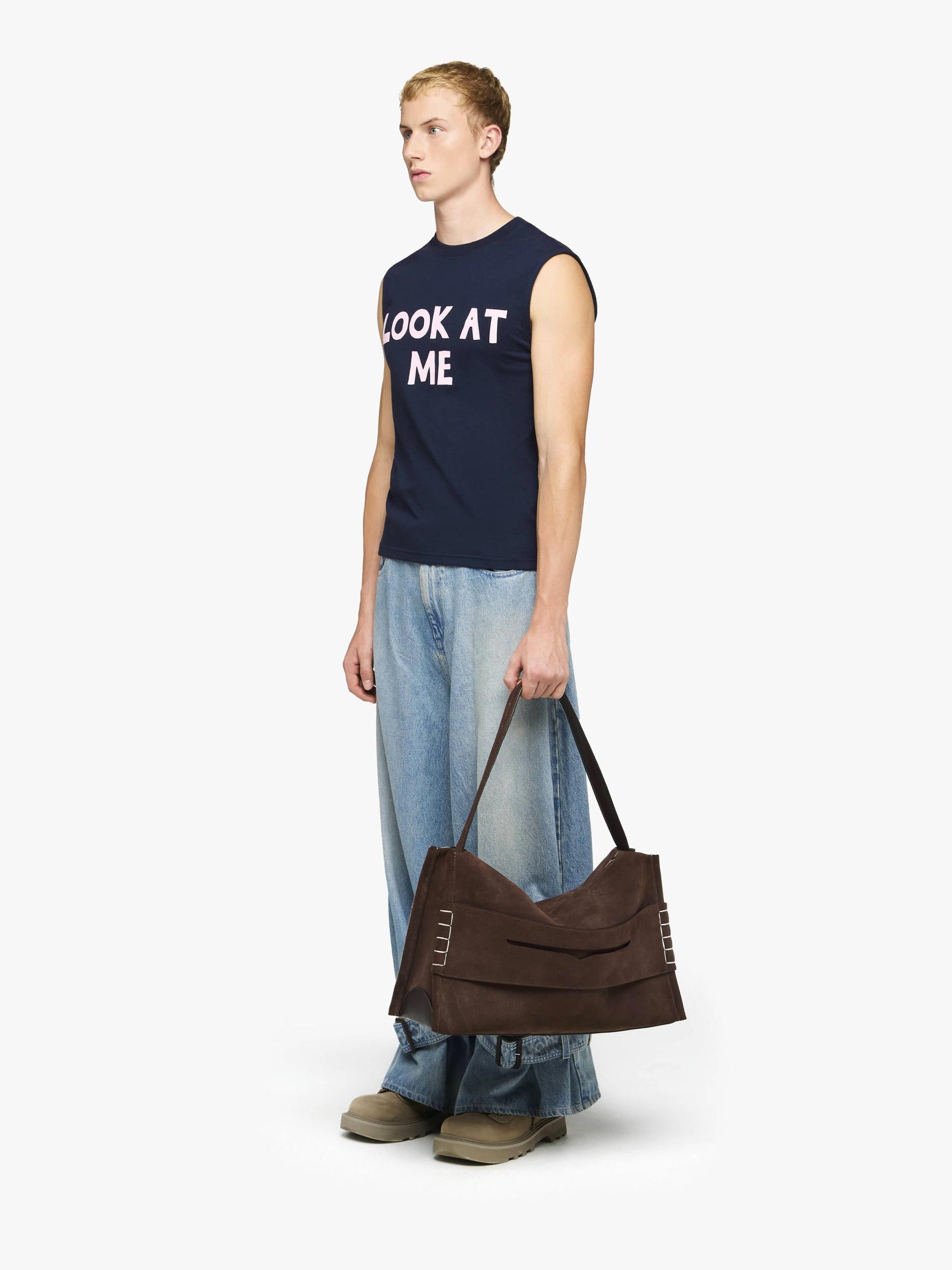 "LOOK AT ME" PRINTED TANK TOP Product Image