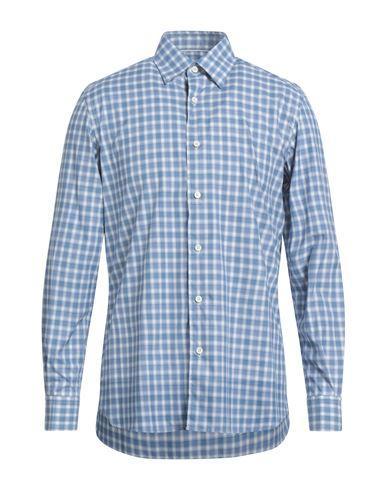 ZEGNA Man Shirt Light Blue Size 3xl Cotton Product Image