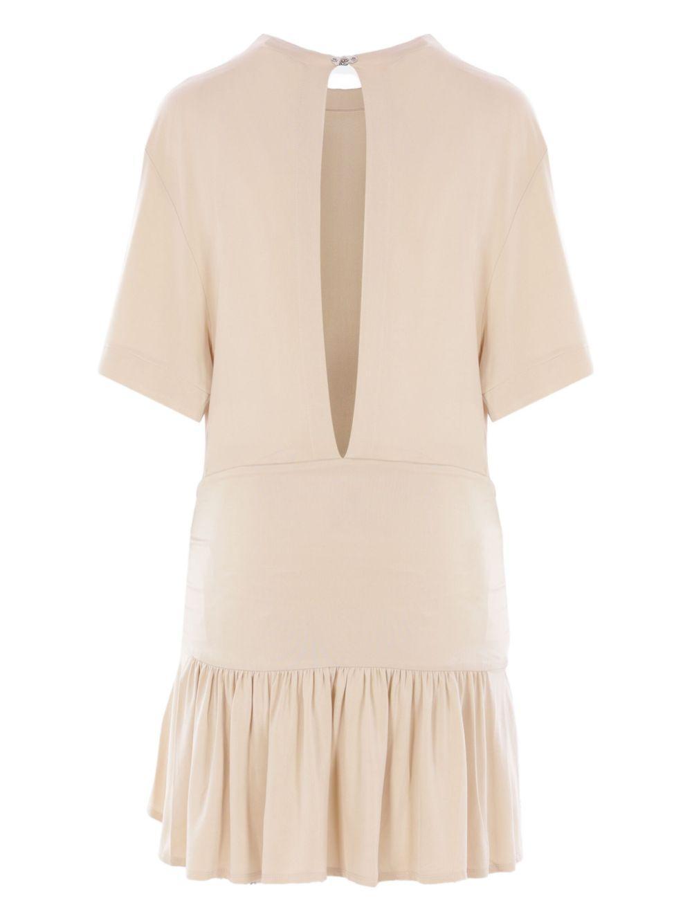tie-detail ruffle dress Product Image