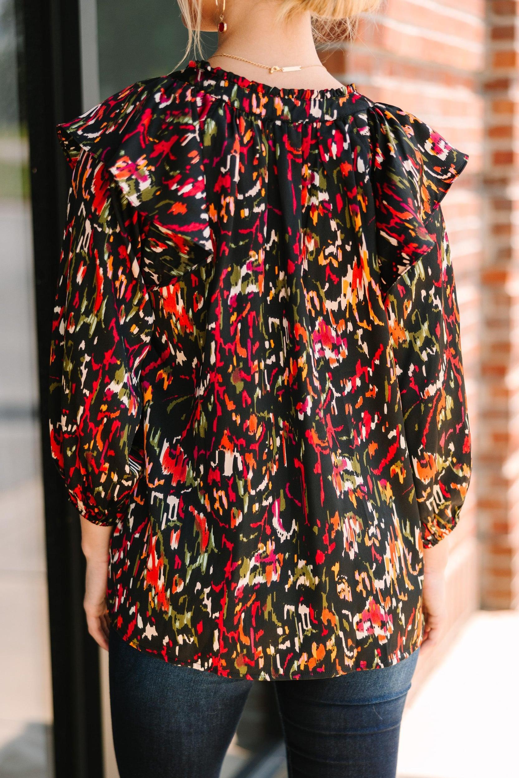 More Than You know Black Blouse Female Product Image