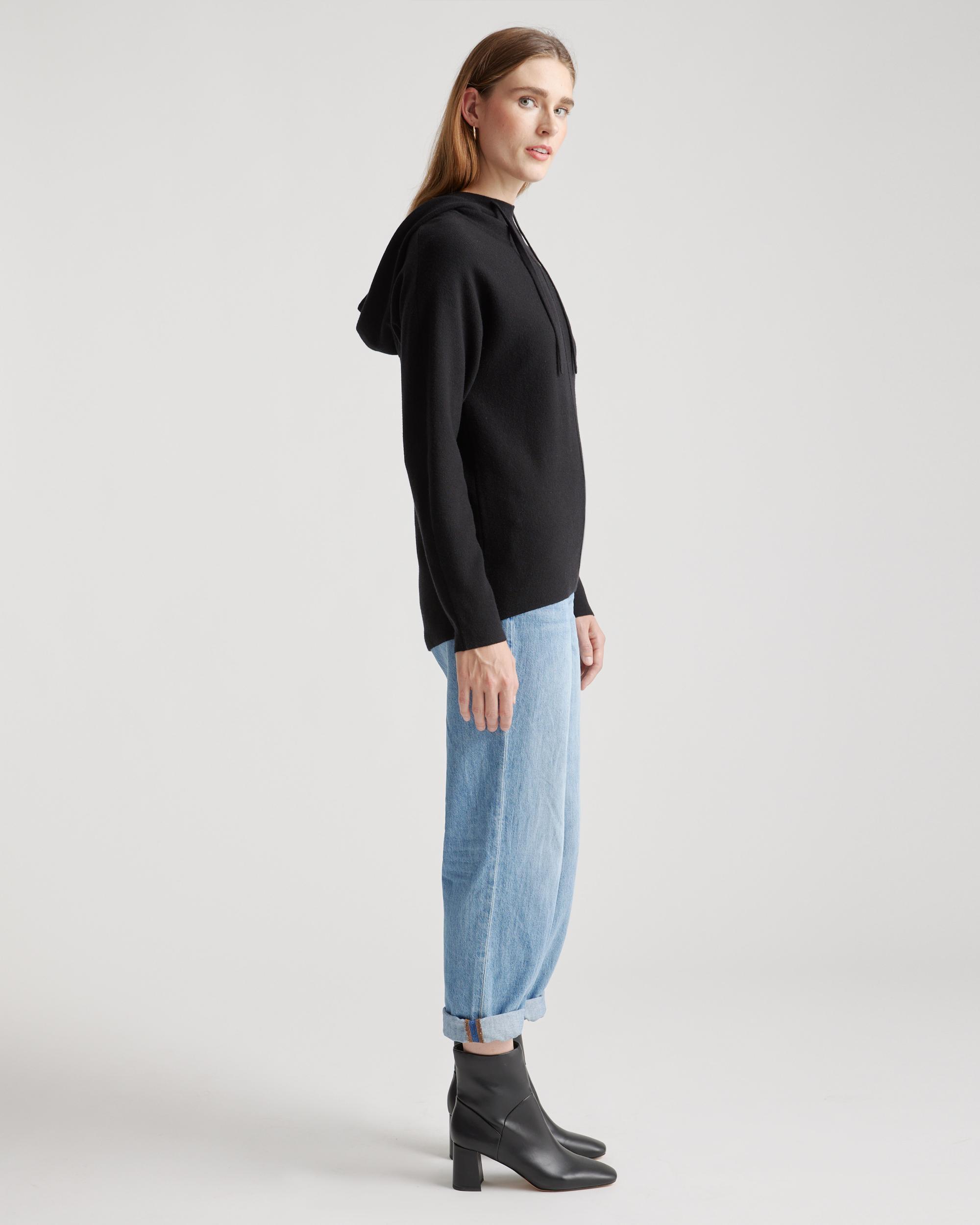 Quince | Women's Eco-Knit Milano Stitch Pullover Hoodie Viscose Product Image
