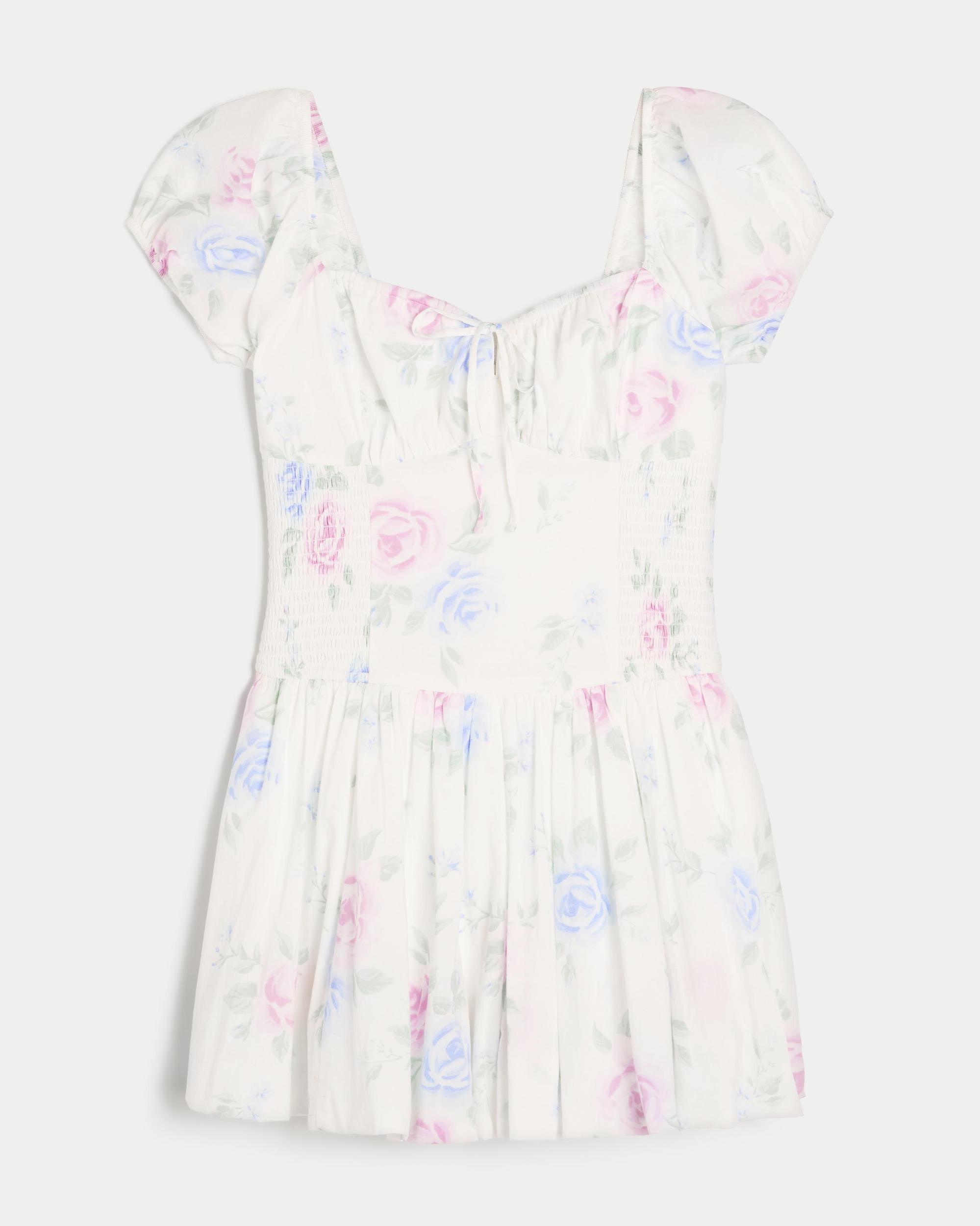 Hollister Sofia Drop-Waist Bubble Skort Dress Product Image