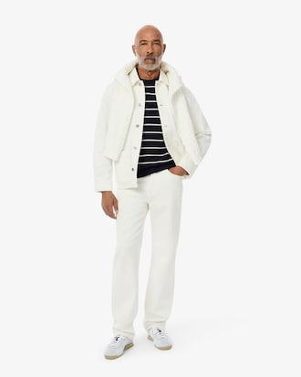 Striped Cotton Crew Neck Sweater Product Image