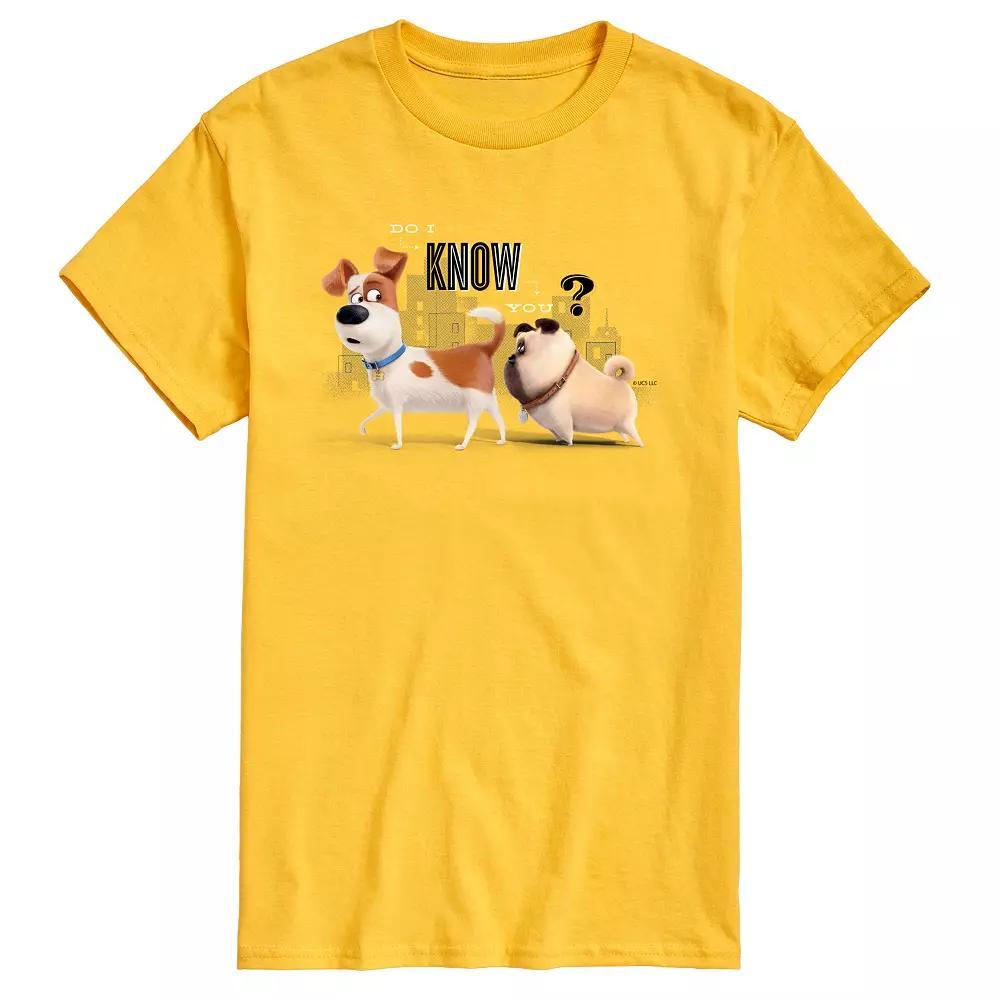 Mens The Secret Life of Pets Do I Know You Graphic Tee Product Image