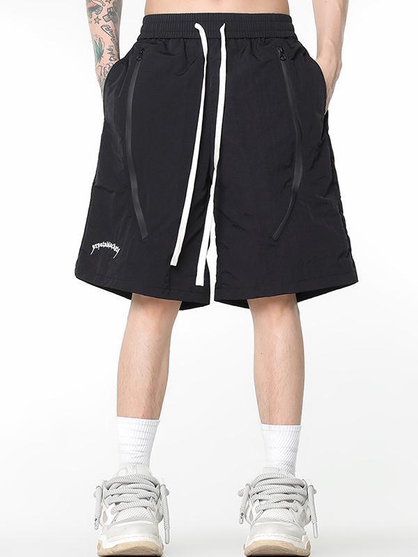 Solid Color Pocket Cargo Shorts Product Image
