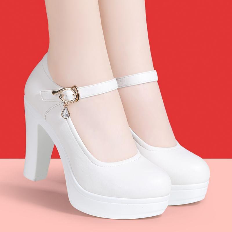 Platform Mary Jane Pumps Product Image