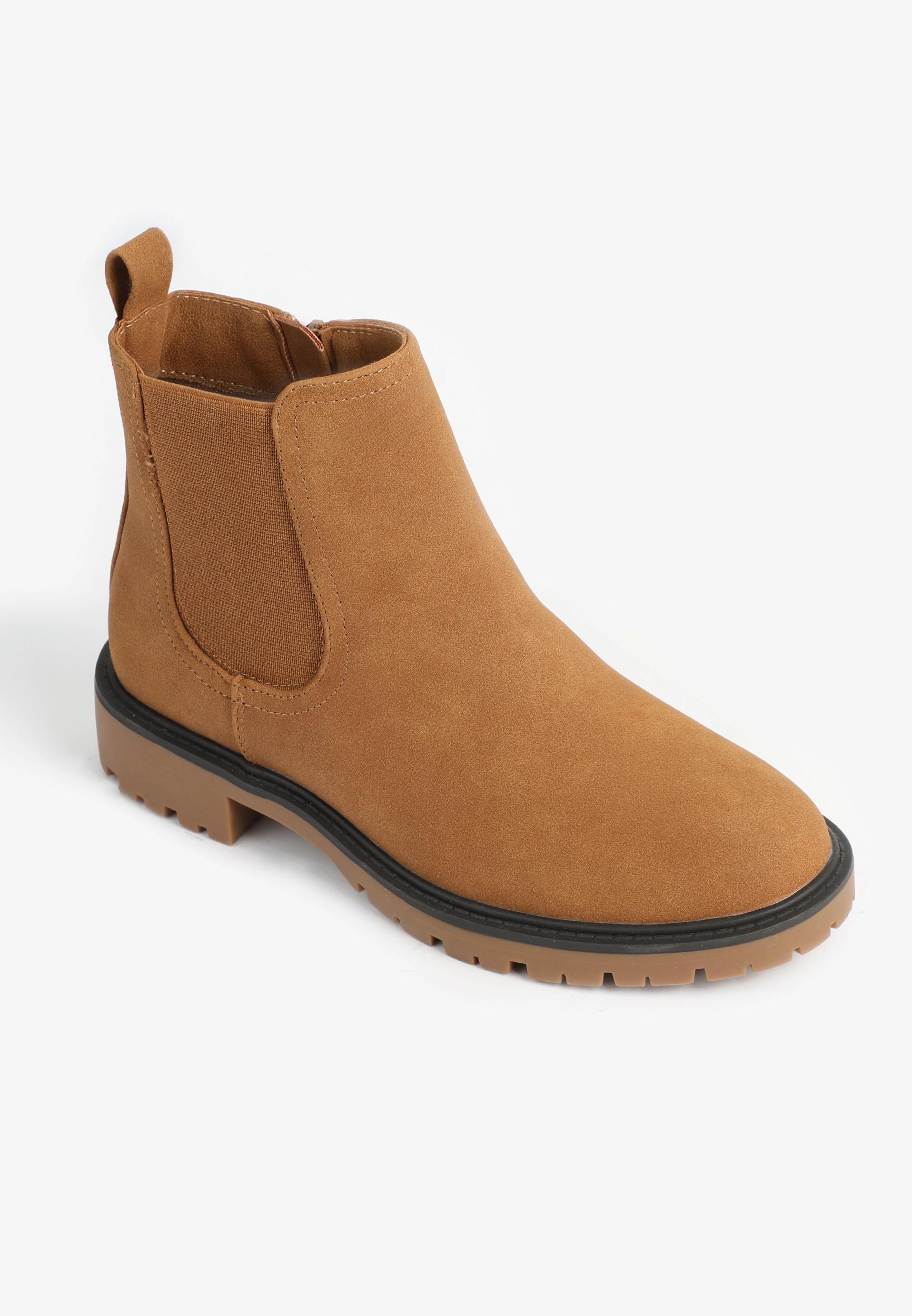 Maurices Womens Supercush Brandy Mini Lug Chelsea Boot Brown Size 8 Product Image