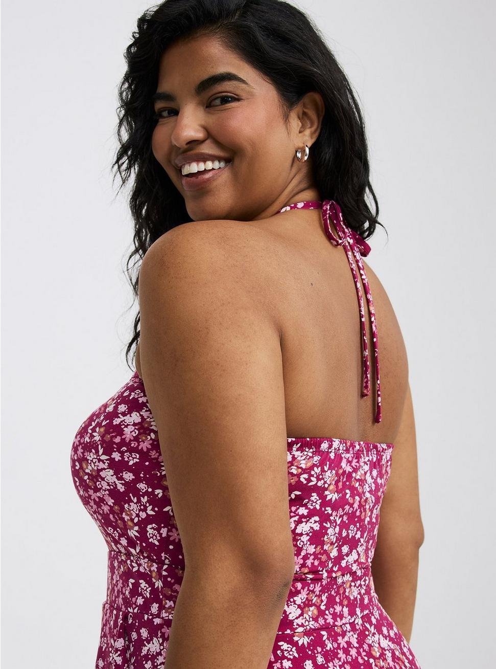 Studio Knit O-Ring Halter Jumpsuit Product Image