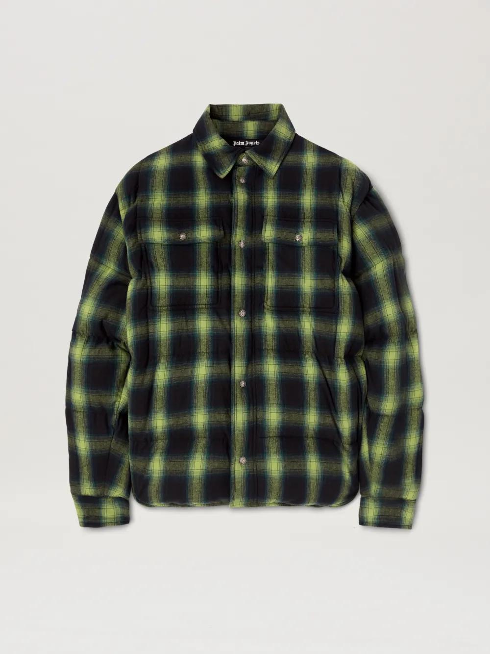 VERTIGO PADDED SHIRT on Sale - Palm Angels® Official  Product Image