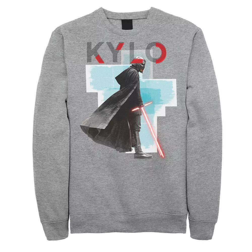 Men's Star Wars The Rise of Skywalker Kylo Ren Sweatshirt, Size: 3XL, Athletic Grey Product Image