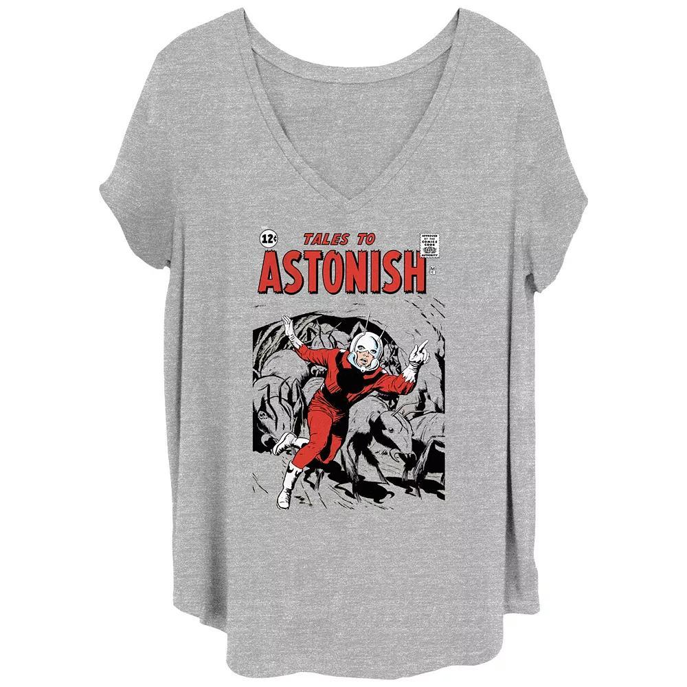 Juniors' Plus Size Ant-Man Tales To Astonish Cover Graphic Tee, Girl's, Size: 1XL, Grey Gray Product Image
