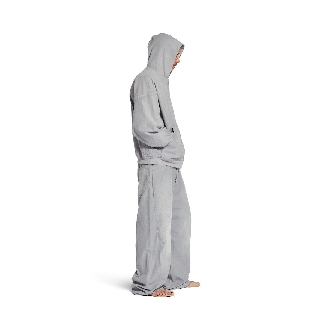 Men's Trompe L'œil Hoodie in Heather Grey Product Image