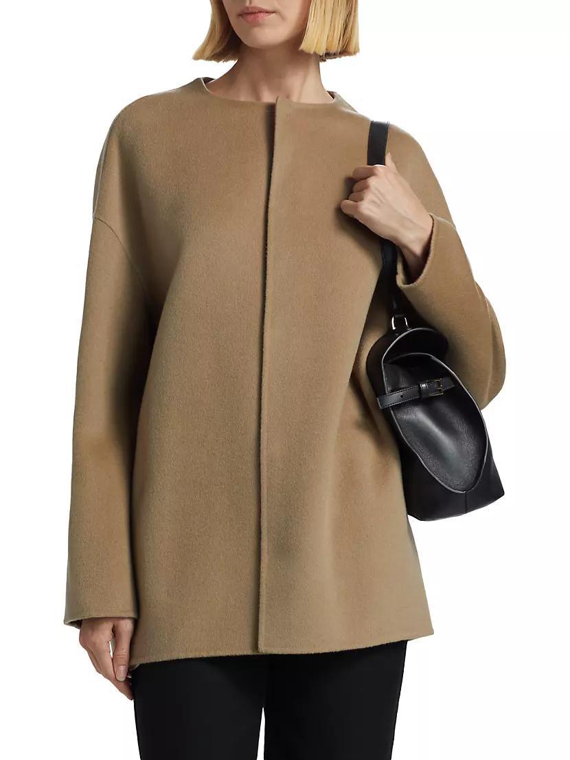 Gio Wool-Cashmere Short Coat Product Image