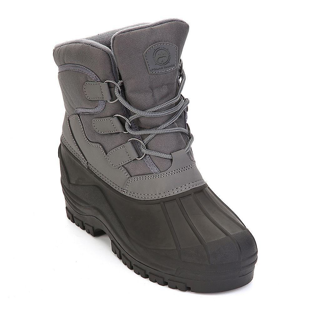 Polar Range Men's Snow Boots, Size: 11, Gray Product Image
