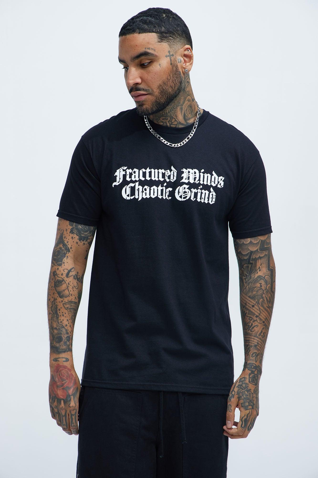 Fractured Minds Short Sleeve Tee - Black Product Image