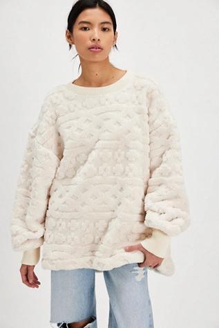Cable Knit Sweatshirt Product Image
