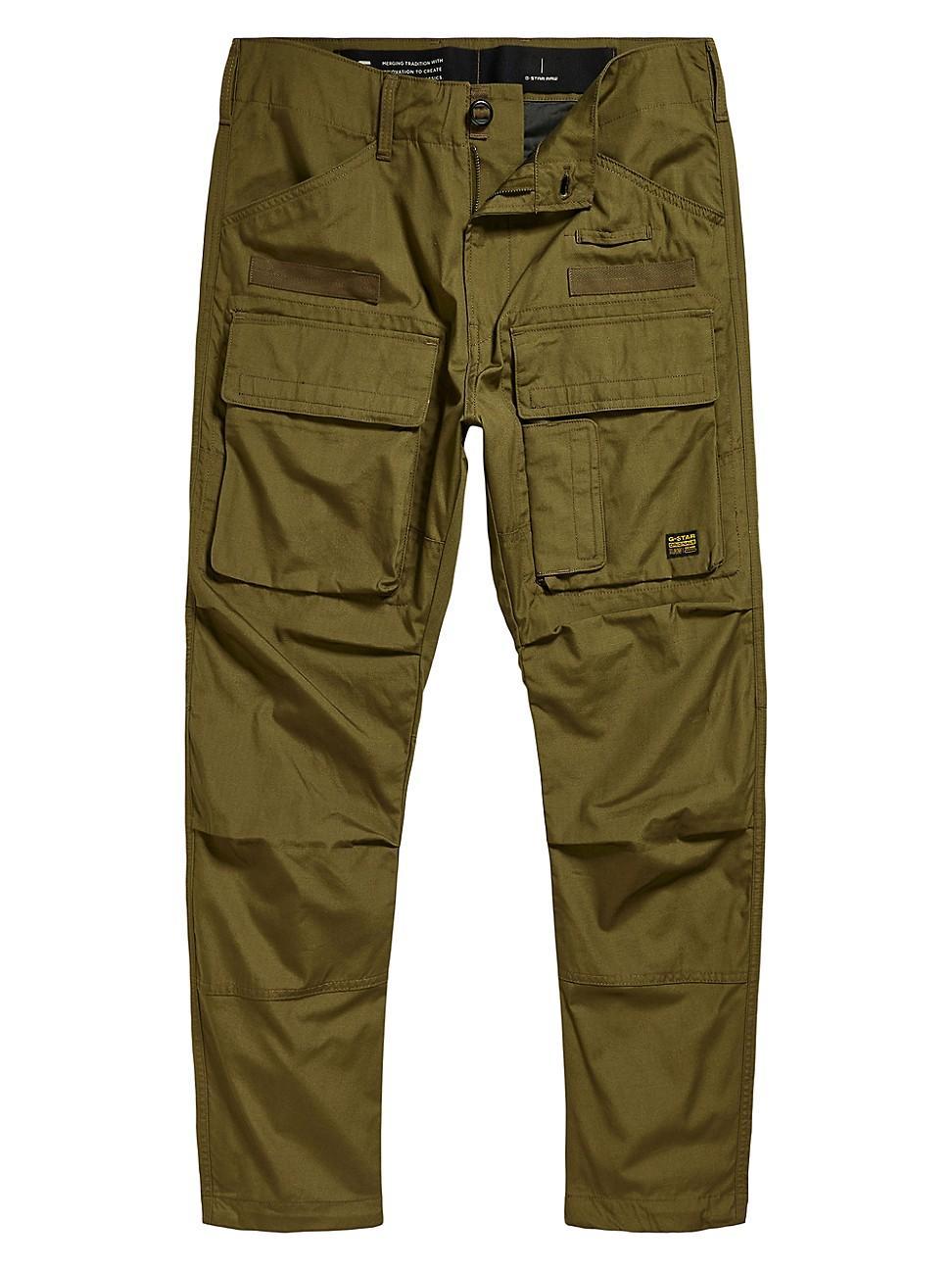 Mens 3D Regular Tapered Cargo Pants Product Image