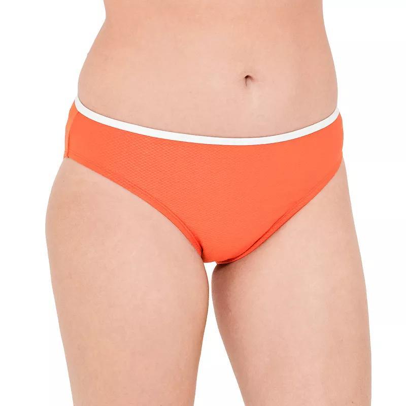 Women's Freshwater Hipster Swim Bottoms, Size: XL, All Day Picque White Product Image