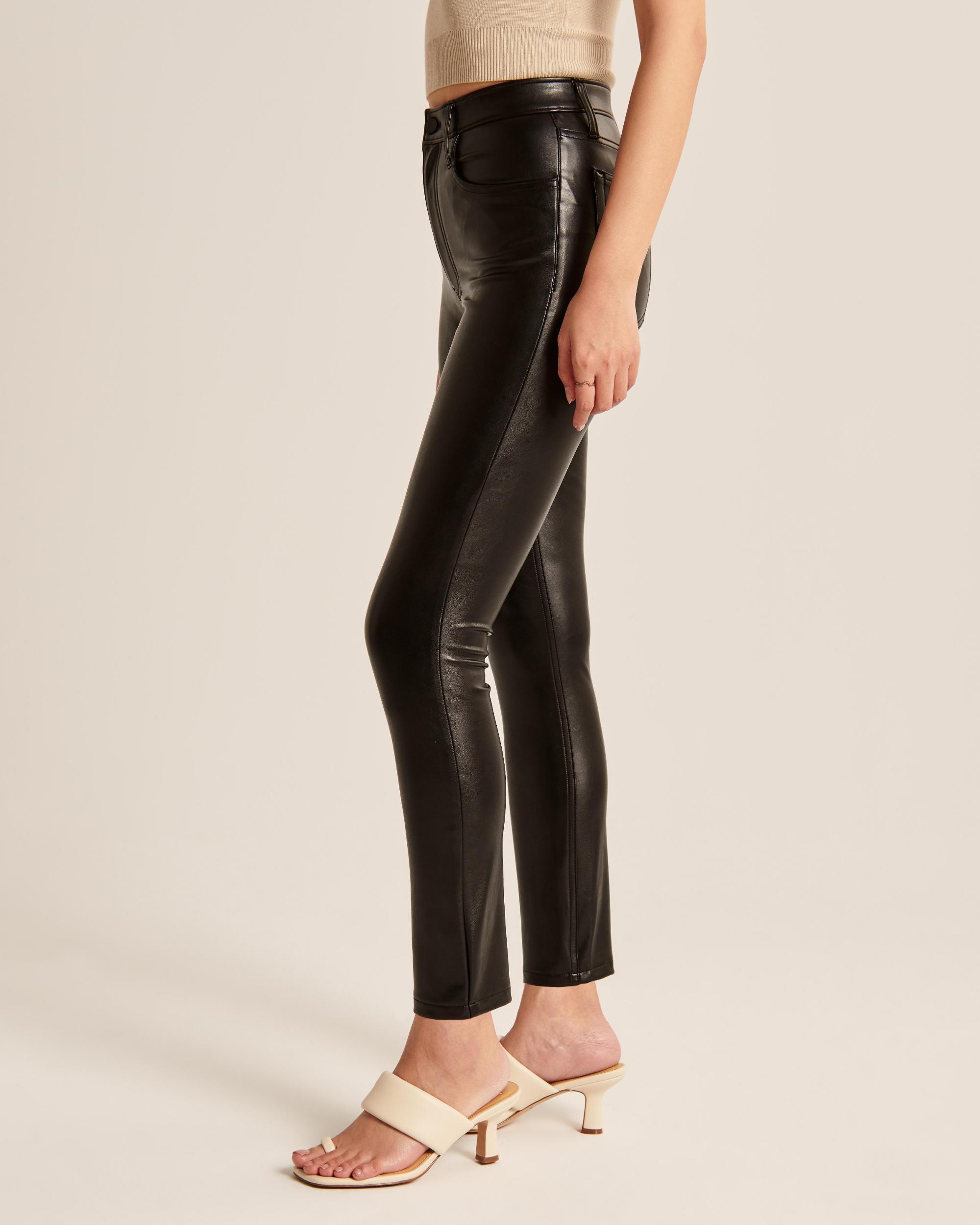 Vegan Leather Skinny Pant Product Image