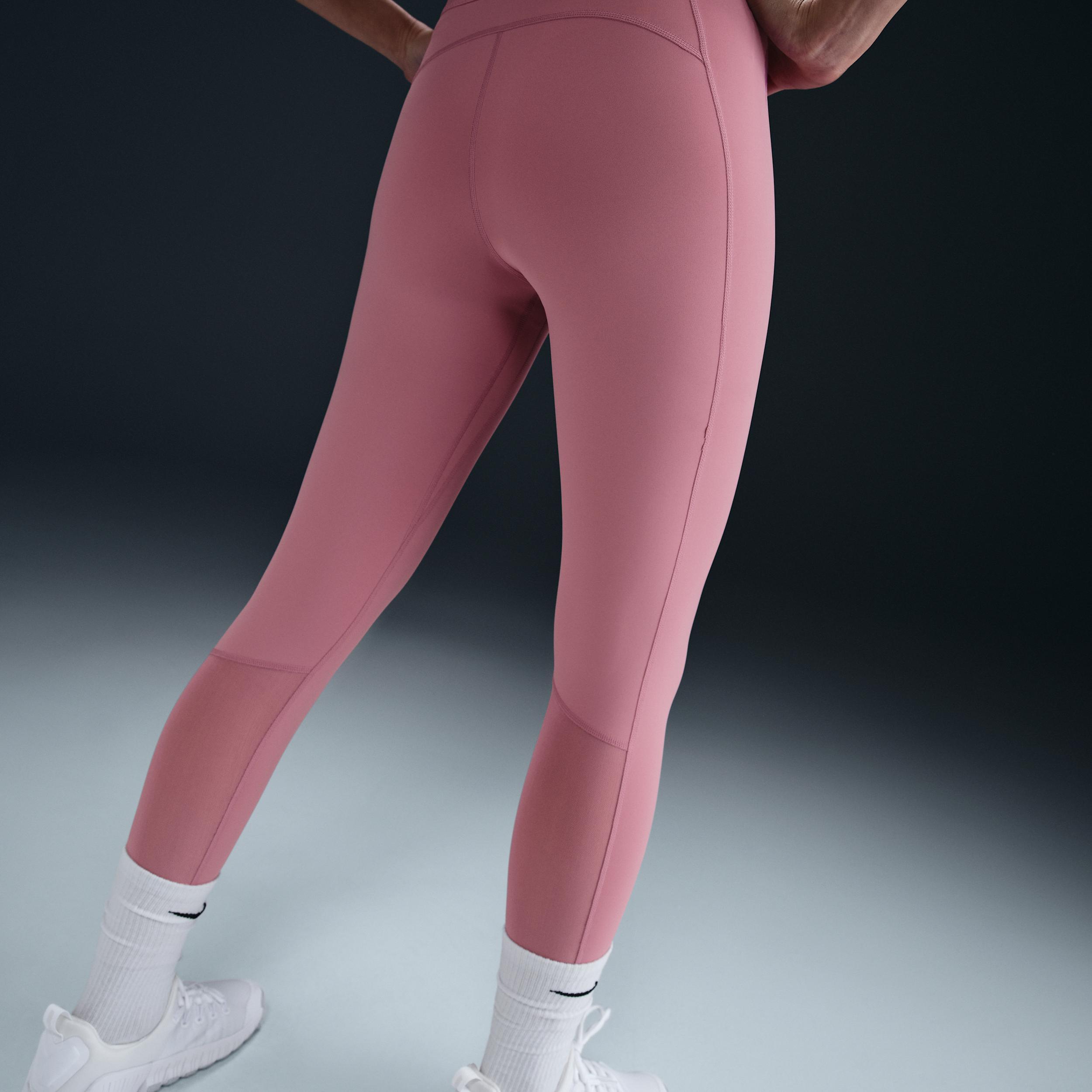 Nike Womens Pro Dri-FIT Mid-Rise 7/8 Graphic Leggings Product Image