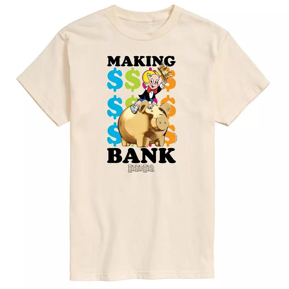 Mens Richie Rich Making Bank Graphic Tee Product Image