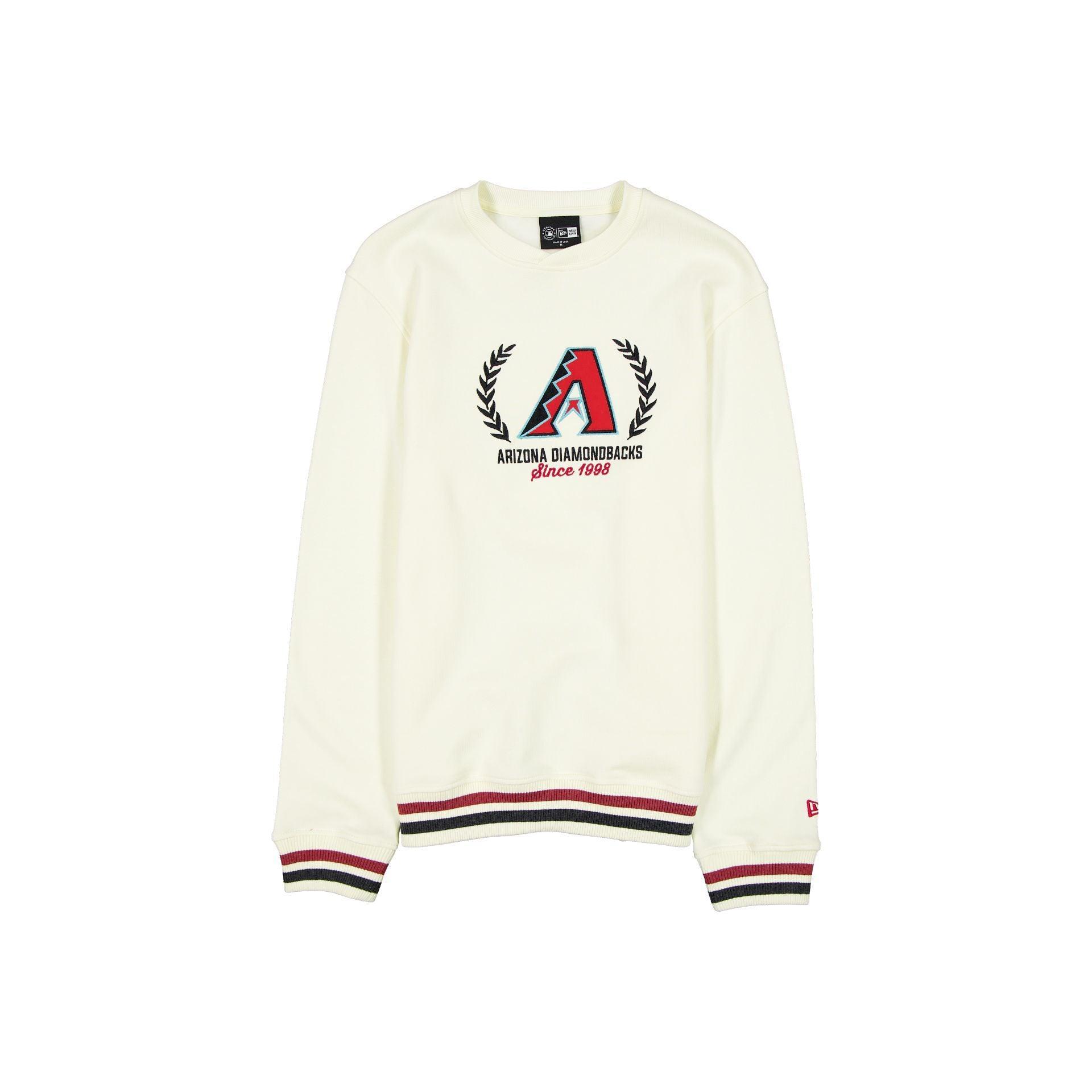 Houston Astros Throwback Chrome White Crewneck Male Product Image