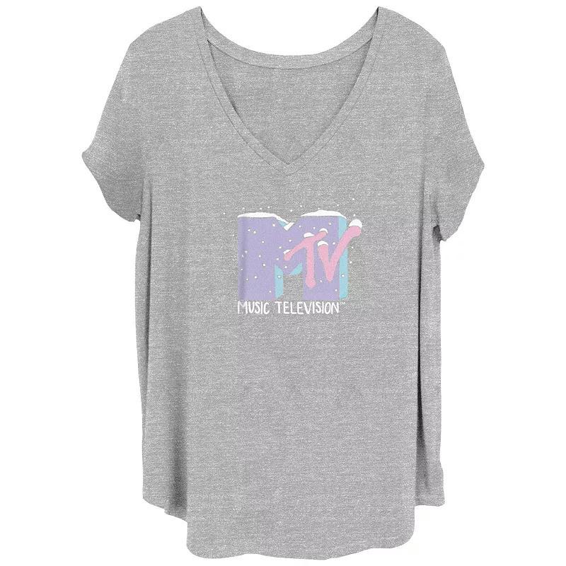 Juniors' Plus Size Miami Beach Club Graphic Tee, Girl's, Size: 2XL, Grey Gray Product Image