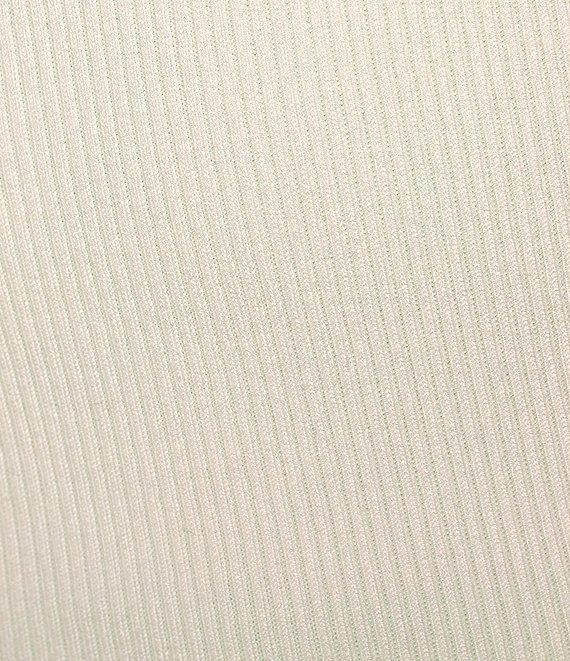 Alex Marie Whitney Ribbed Knit Folded Off-the-Shoulder Long Sleeve Sweater Product Image