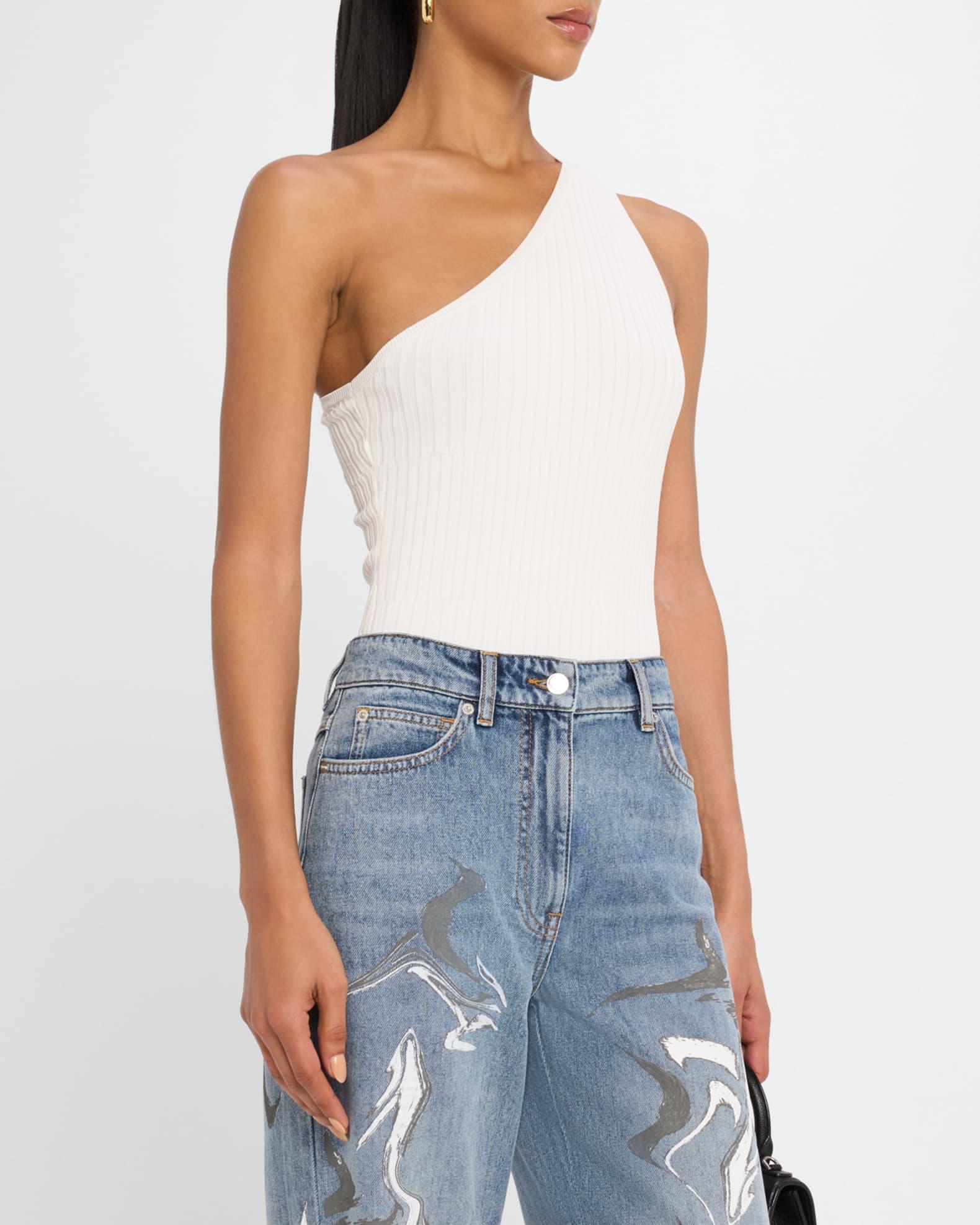 Kida One-Shoulder Rib Bodysuit Product Image
