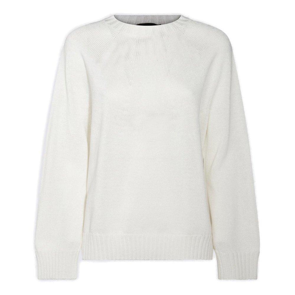 FABIANA FILIPPI Long-sleeved Sweater In White Product Image