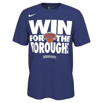 New York Knicks Playoff Mantra 2025 Nike Men's NBA T-Shirt Product Image