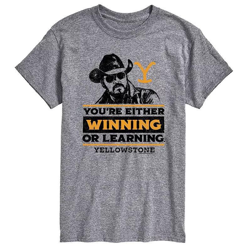 Mens Yellowstone Winning Or Learning Tee Product Image