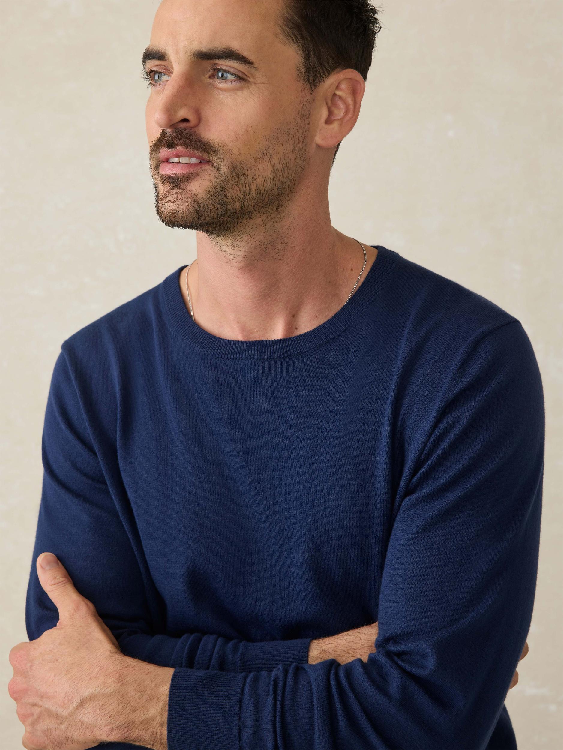 Movement™ Crewneck Sweater - Marine Navy Heather Product Image