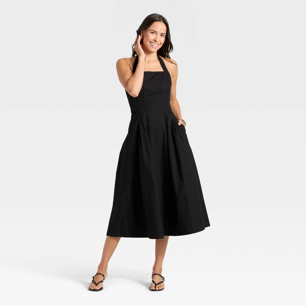 Women's Midi Halter Dress - A New Day™ Product Image