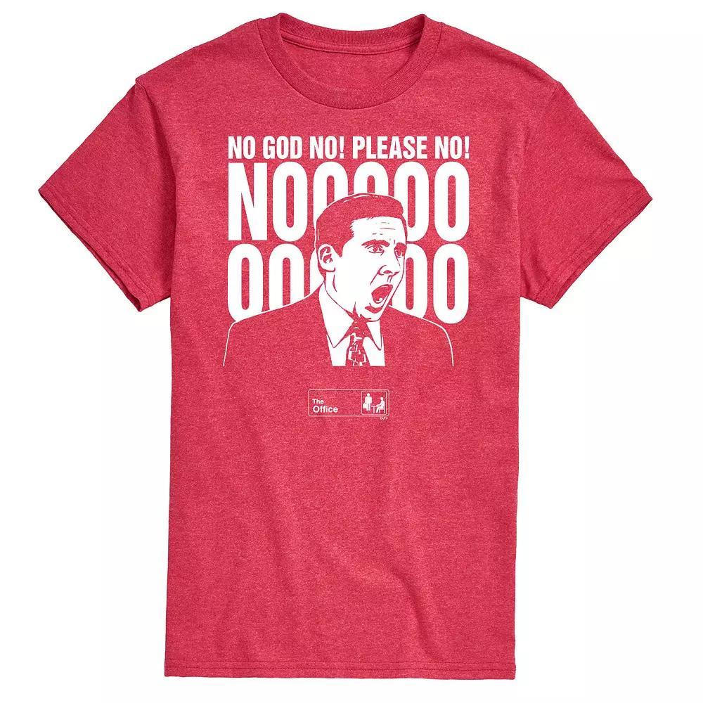 Mens The Office No God Please No Tee Product Image