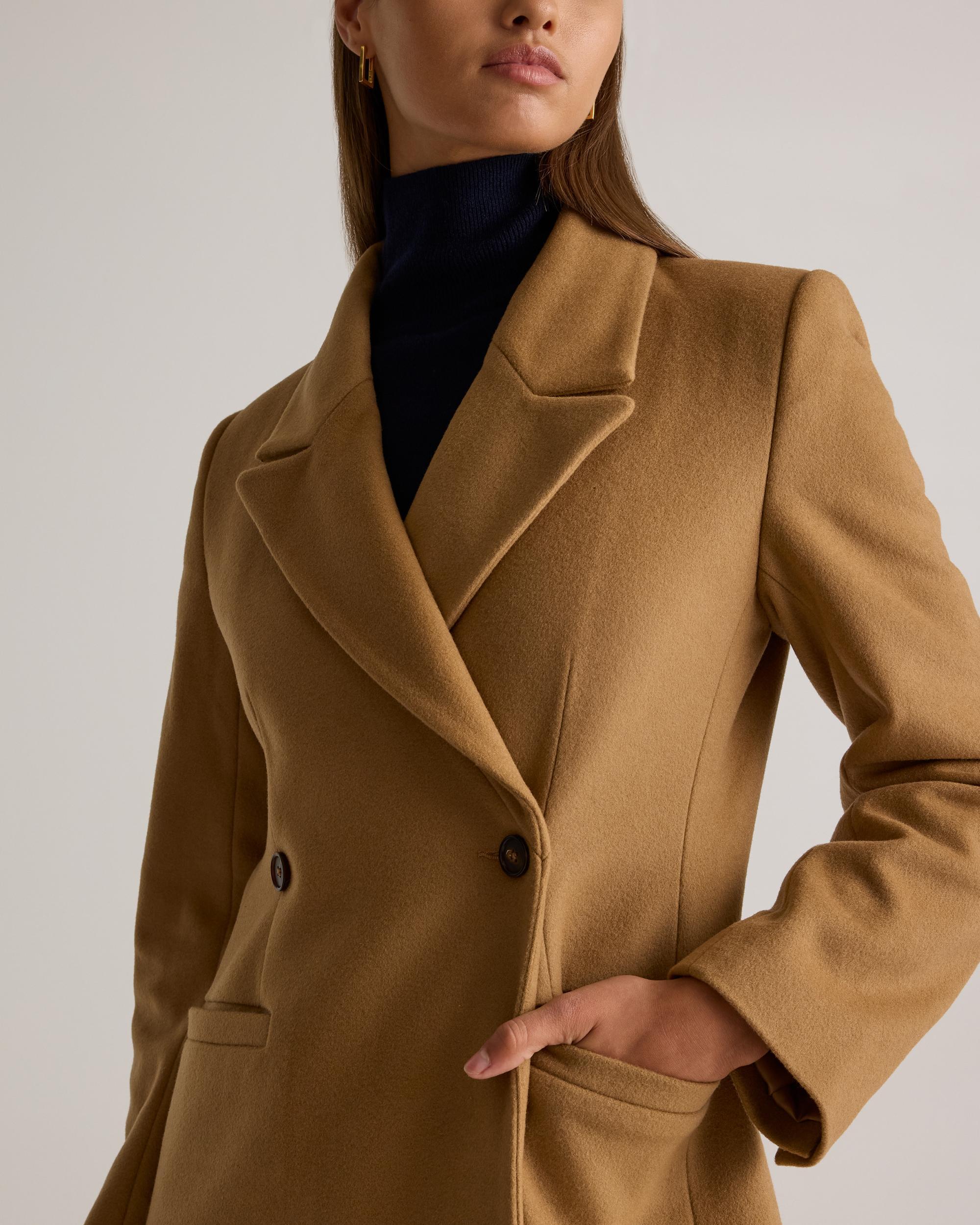 Quince | Women's Italian Wool Tailored Coat Wool/Nylon Product Image