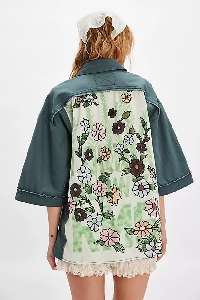 We The Free Pressed In Flowers Kimono Product Image