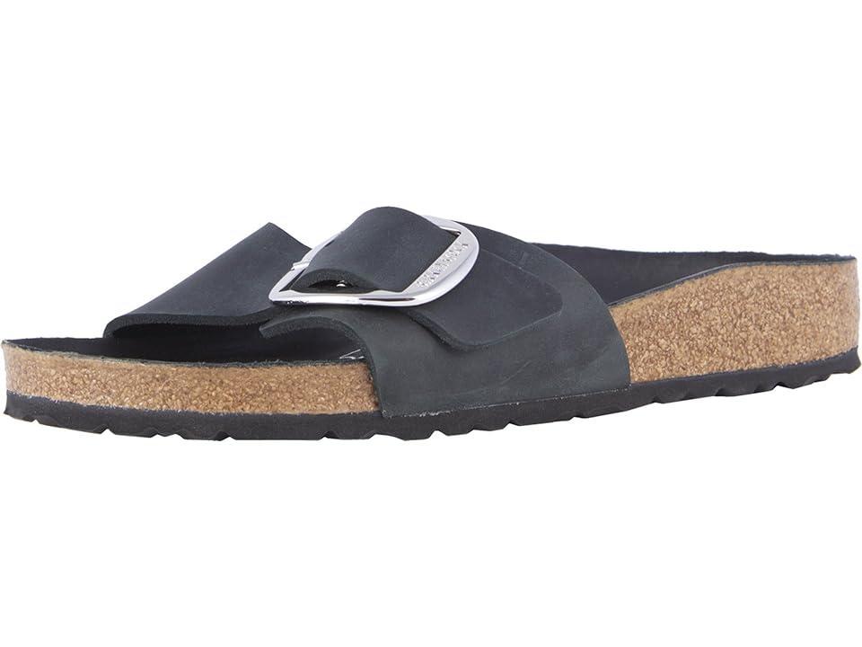Madrid Big Buckle Nubuck Sandals Product Image