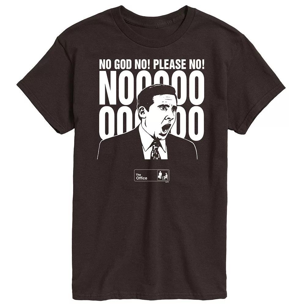 Mens The Office No God Please No Tee Product Image