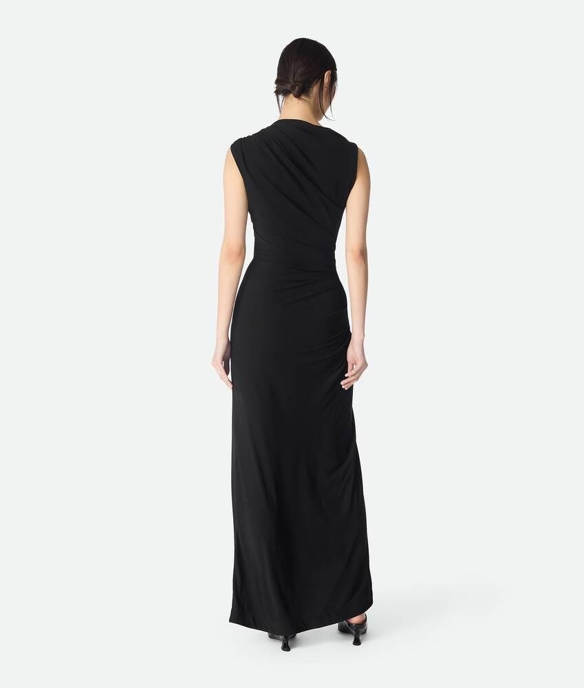 Women's Viscose Jersey Dress in Black Product Image