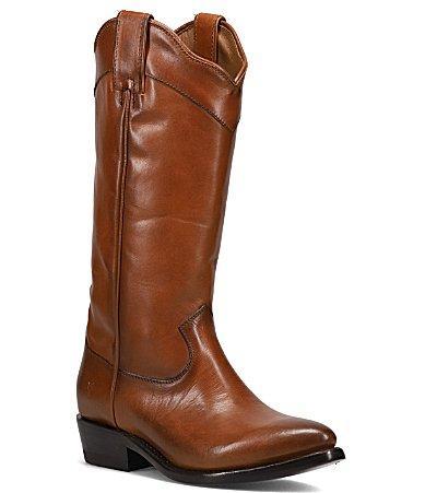 Frye Billy Daisy Pull On Leather Western Boots Product Image