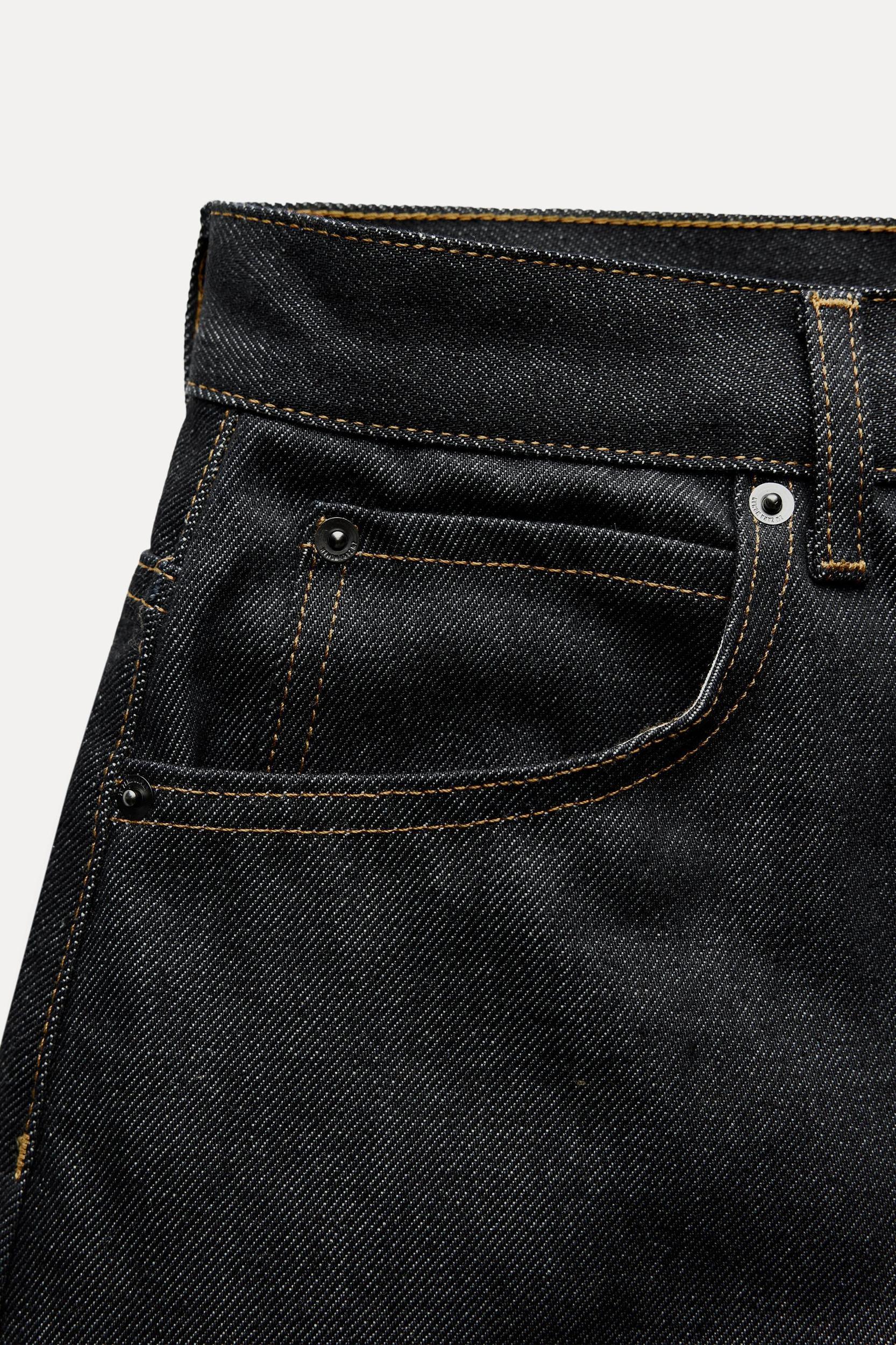 MID WAIST DENIM SHORTS ZW COLLECTION Product Image